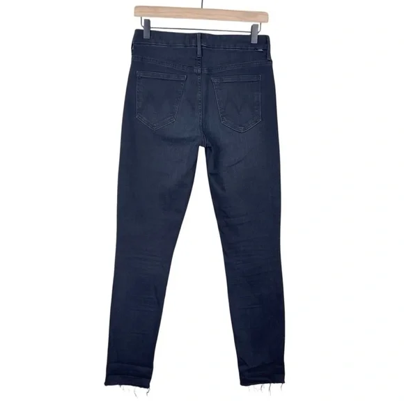 Mother High Waisted Looker Ankle Fray Womens 28 Skinny Raw Hem Stretch Revolve - Picture 5 of 10